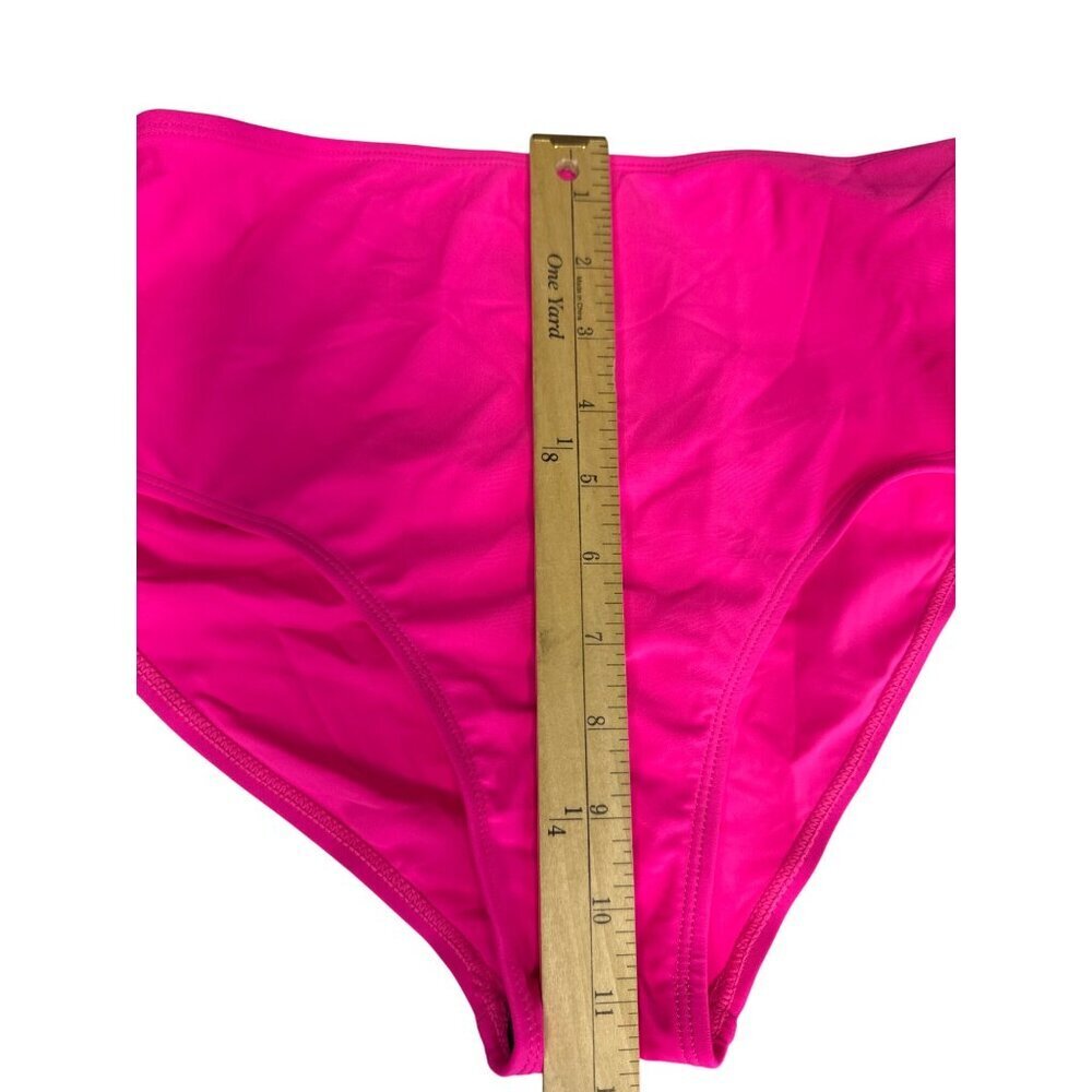 Aleumdr Women's 2 Piece Swim Tankini Retro Pink Tummy Control Size Small Medium - Picture 10 of 11